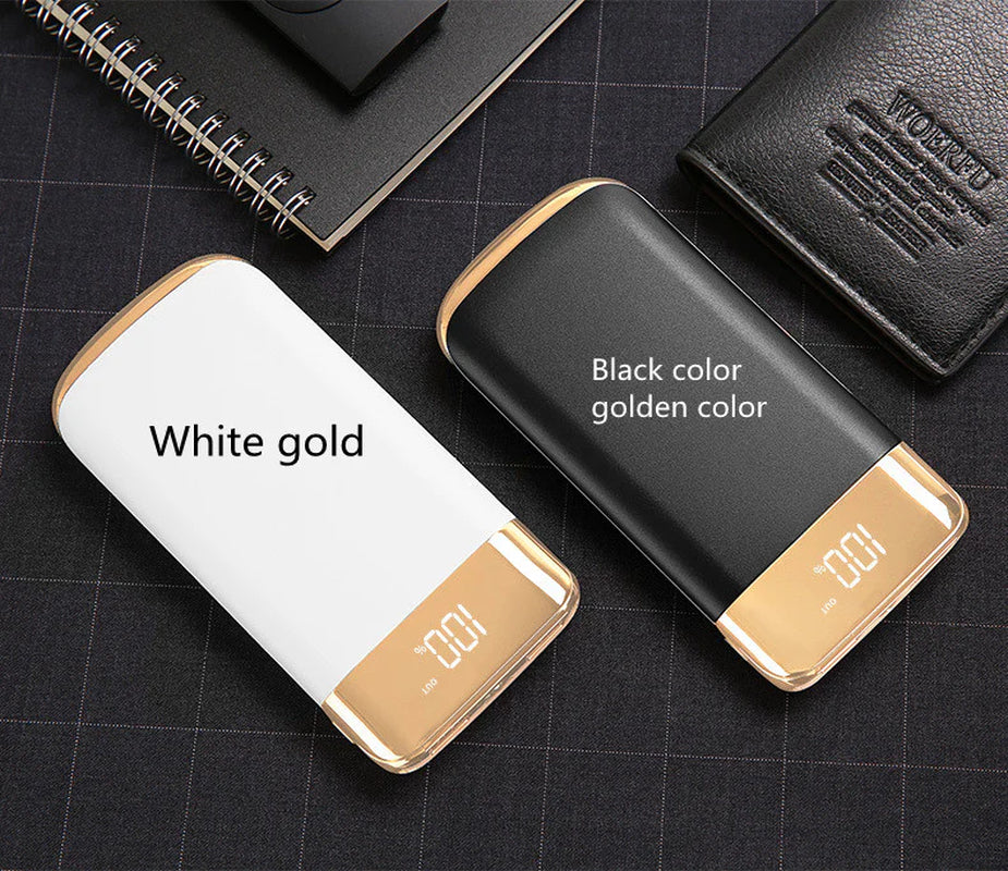 High-Capacity Portable Charger for Smartphones with Full Display