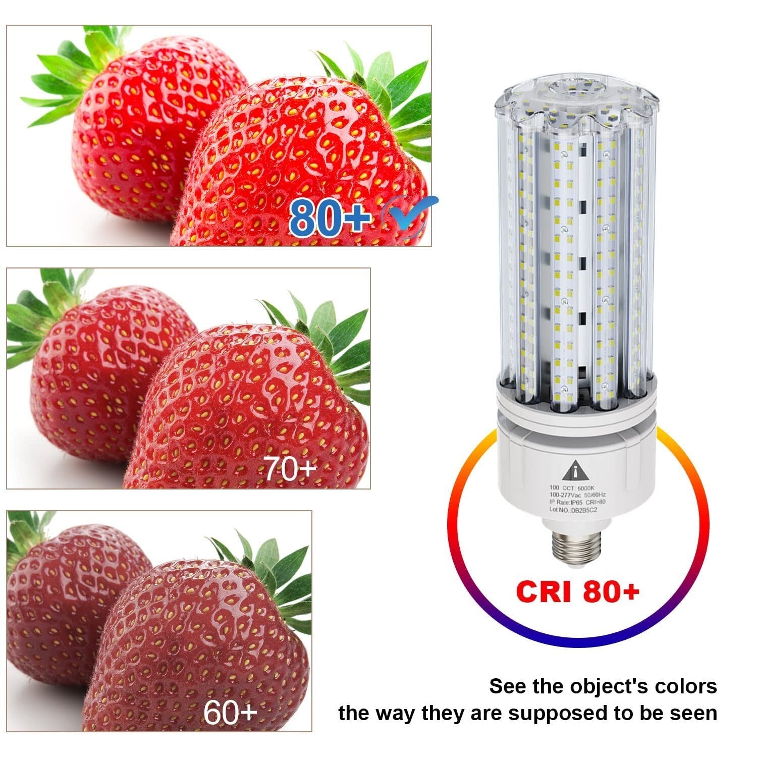 LED Corn Light Bulb 100W Super Bright 15000Lm 5000K E26 /E39 Led Corn Bulb, 1...