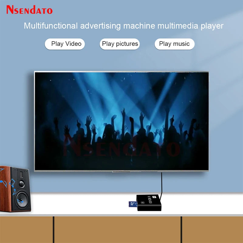 Mini HD Media Player 1080P Full HD USB Video Multimedia HDD Media Player Video Mediaplayer Support Mkv/Sd/Usb/Mmc/Av/Yprpb
