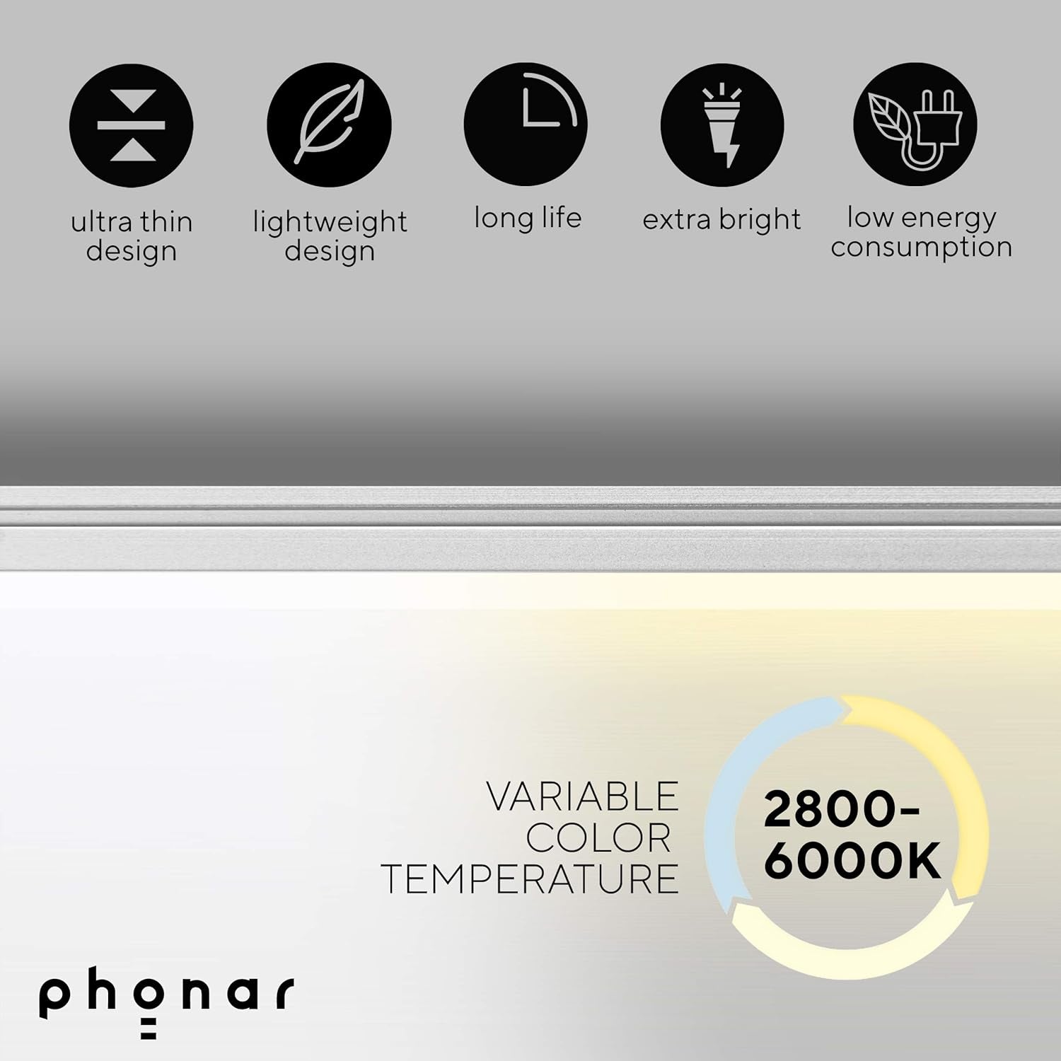 24 Inches under Cabinet Lighting LED Lamps for Kitchen, Closet, Variable Color LED under Counter Lighting Motion Sensor with Plug-In Installation LED Lighting for Wardrobe