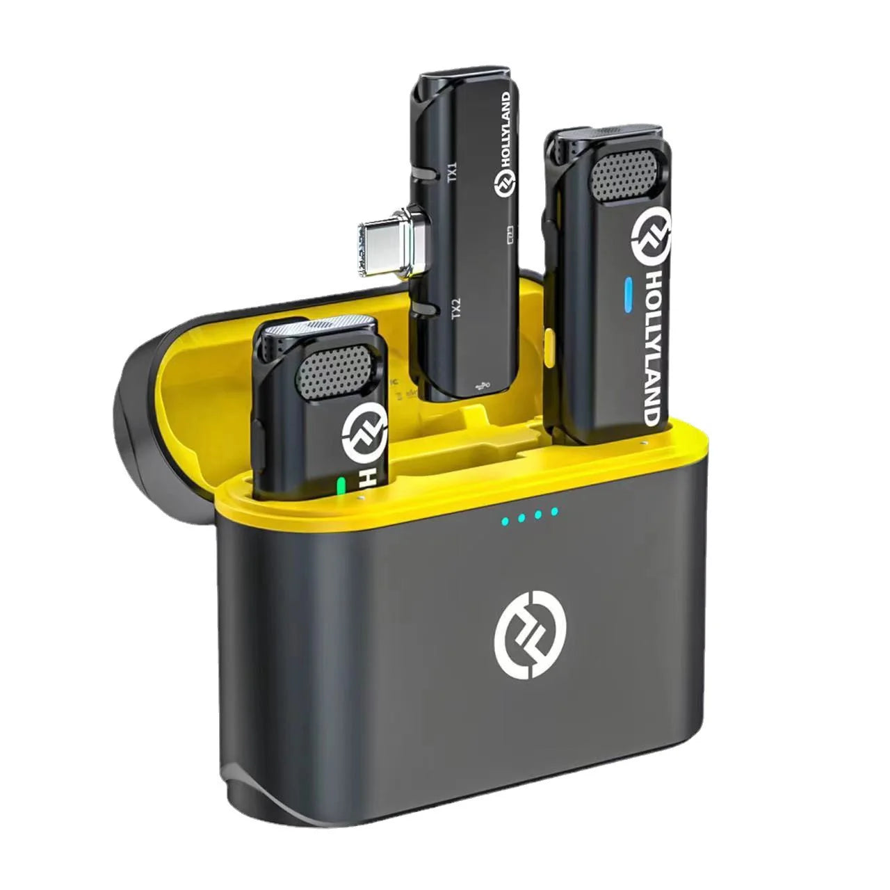 Compact Clip-On Mic for Smartphones Wireless Mobile Recording
