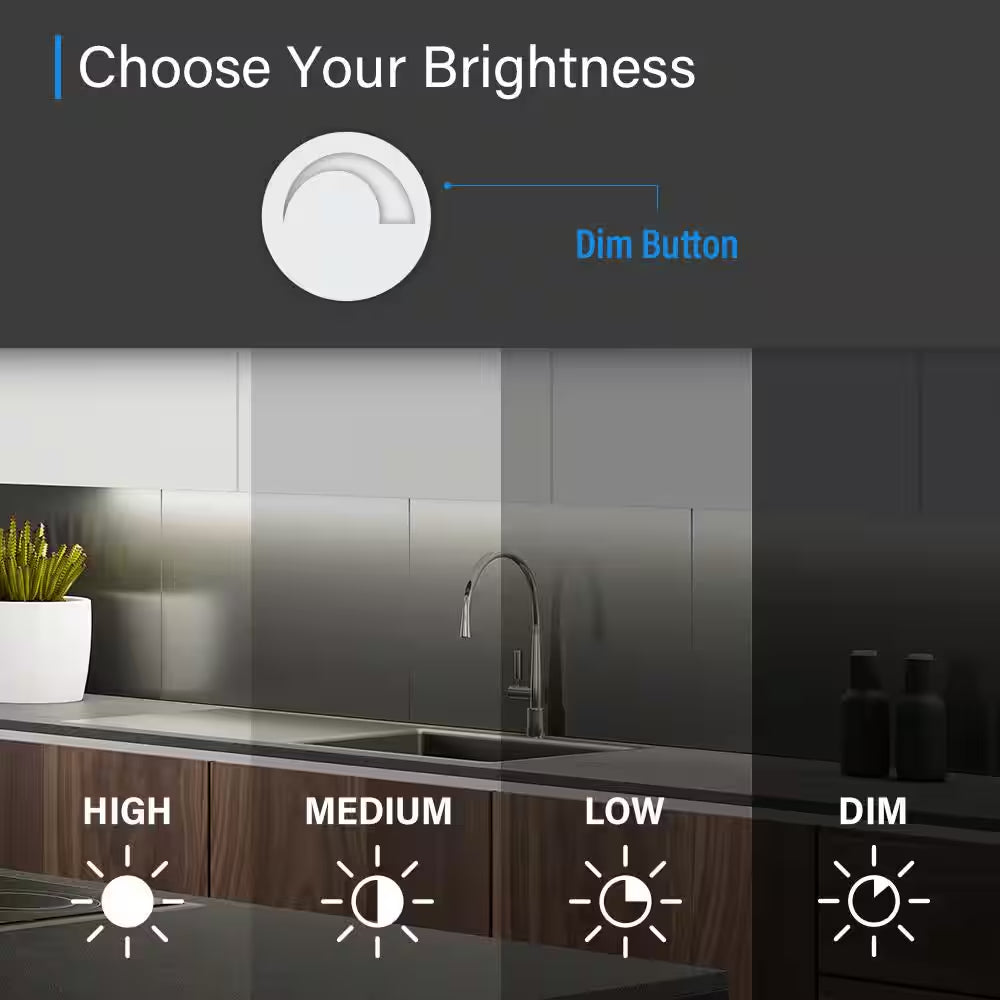 14.5 In. (Fits 18 In. Cabinet) Direct Wire Integrated LED White Linkable Onesync under Cabinet Light Color Changing CCT