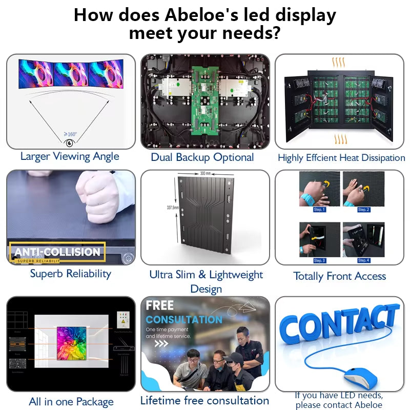 Hot Sale Outdoor Light Weight Waterproof Led Billboard Display Rental Led Screen