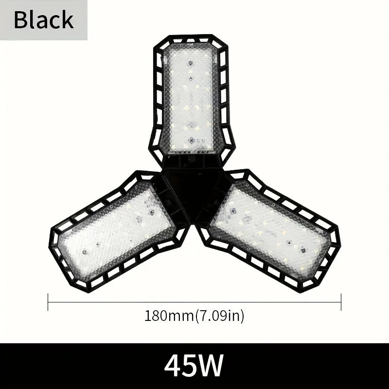 Flexible Panels LED Garage Light E26/E27 Screwed Bulb Workshop Lighting Bulbs Industrial Bulbs