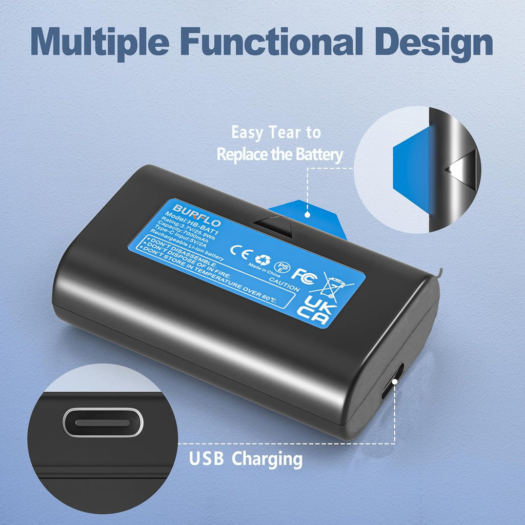 2-Pack Rechargeable Battery for Simplisafe Wireless Outdoor Security Cameras SSC