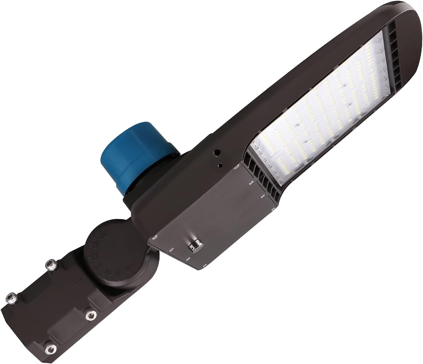 150W LED Parking Lot Light, 450W MH Equiv. 21000LM LED Shoebox Pole Lights 5000K Cool White, Slip Fitter Mount Commercial Area Lights for Street, Parking Lot, 100-277V AC UL&DLC Certified