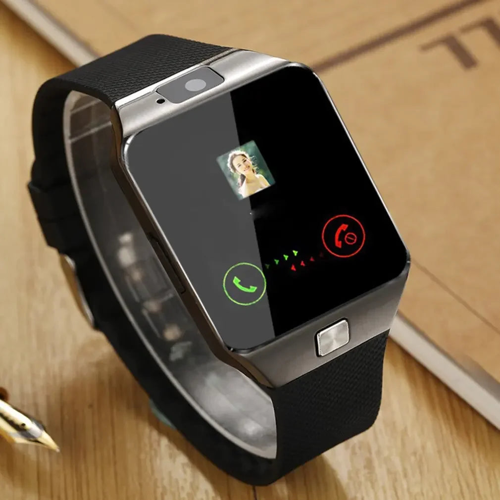 DZ09 New Touch Screen Smart Watch with Camera Multi Language Wrist Watch SIM Card Smartwatch for IOS Android Phone Druopshipping