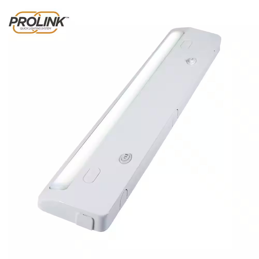 Prolink Hardwired 24 In. LED White under Cabinet Light, Linkable, 3 Color Temperature Options