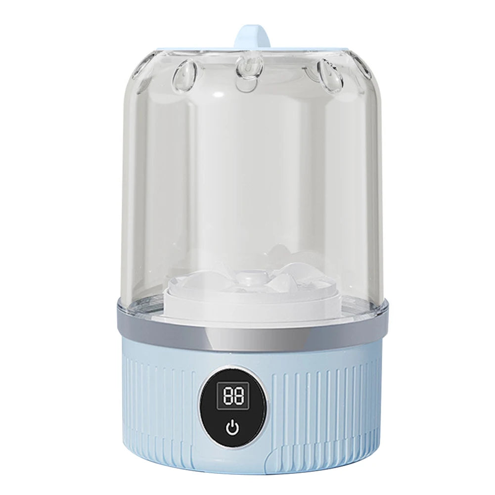 Underwear Washer with Laundry Cup Cordless Small Washing Machine Rechargeable Portable Washing Machine for Bra Underwear Socks