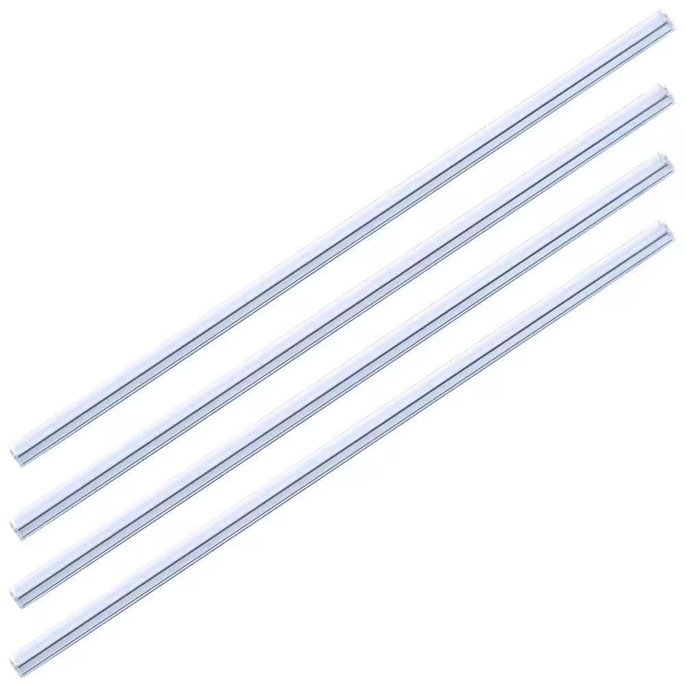 48 In. 50-Watt Equivalent T5 Integrated LED Silver Linkable under Cabinet Light Adjustable CCT 2700K/4100K/5000K(4-Pack)