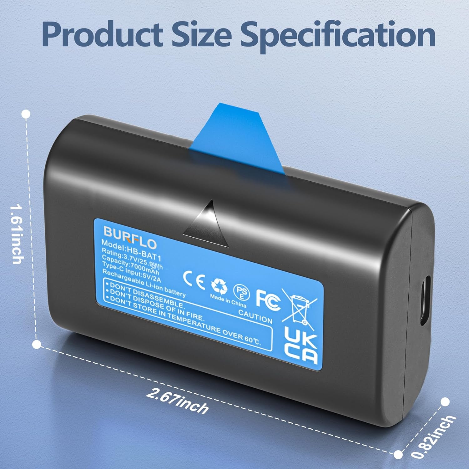 2-Pack Rechargeable Battery for Simplisafe Wireless Outdoor Security Cameras SSC
