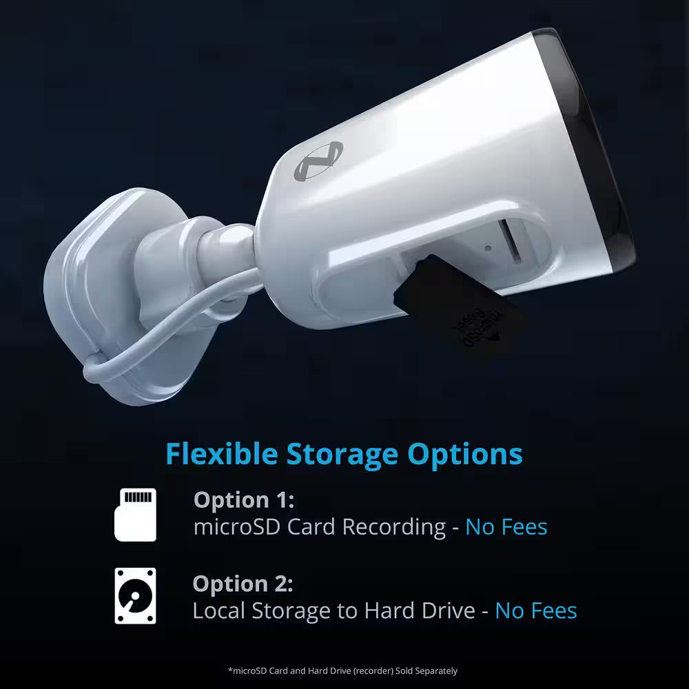 2K Plug-In Indoor/Outdoor Wireless Spotlight Security Cameras (2-Pack)
