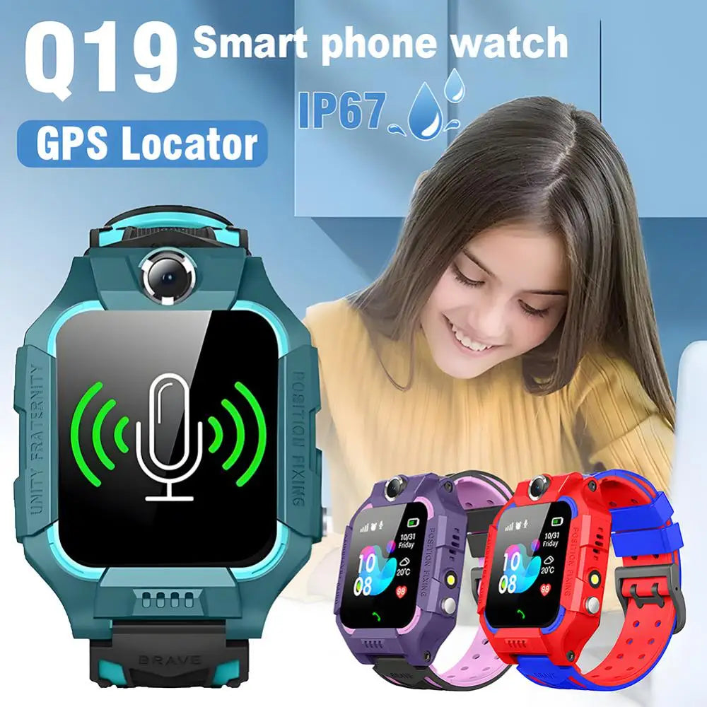 Kids Smart Watche GPS Video Call SOS IP67 Waterproof Children Smartwatch Camera Monitor Tracker Location Watch for Boys Girls