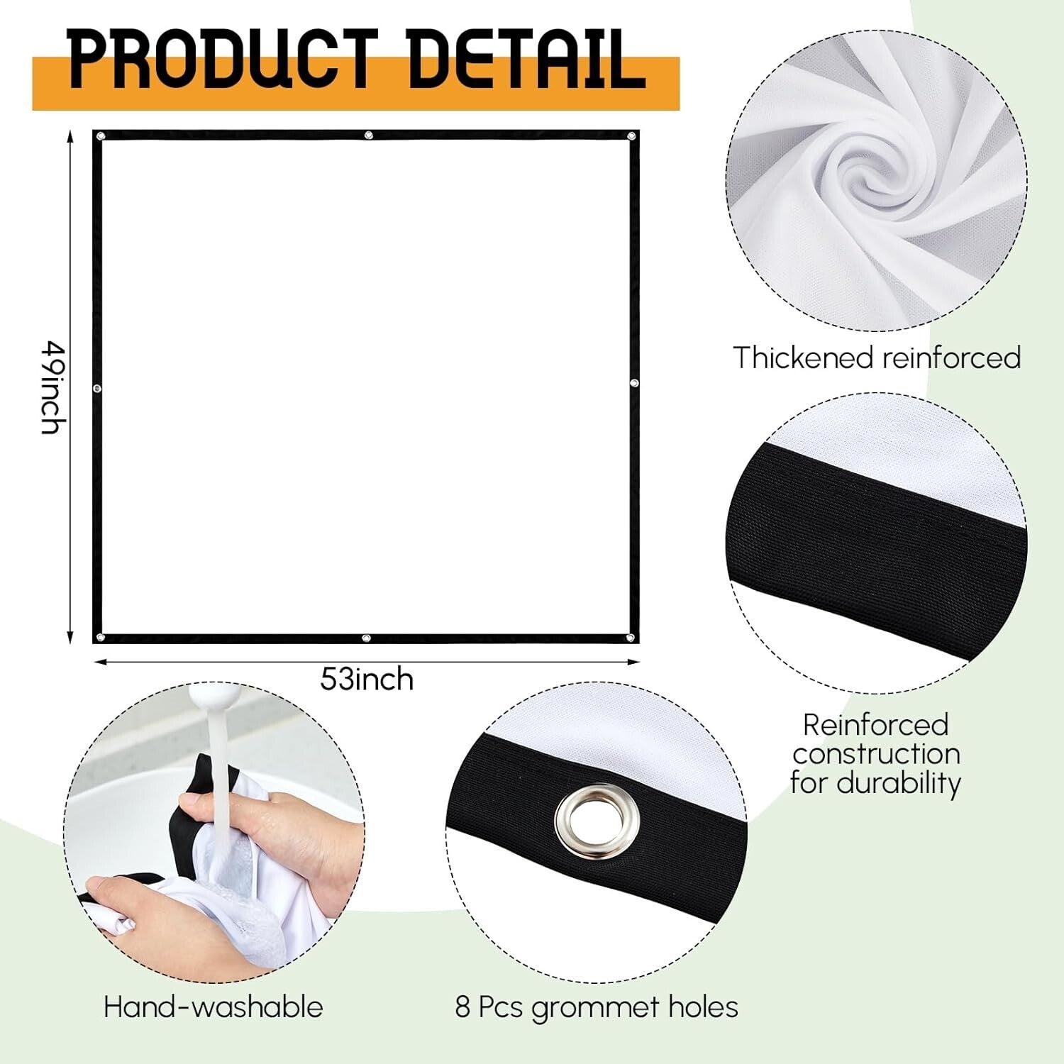 Golf Simulator Impact Screen Display Projector for Indoor and Outdoor Golf Tr...