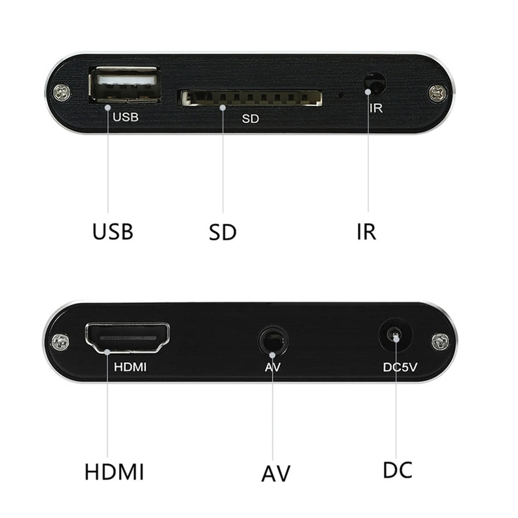 X9 HD Multimedia Player 4K Video Loop USB External Media Player AD Player Auto Looping Playback Video Advertising TV Player