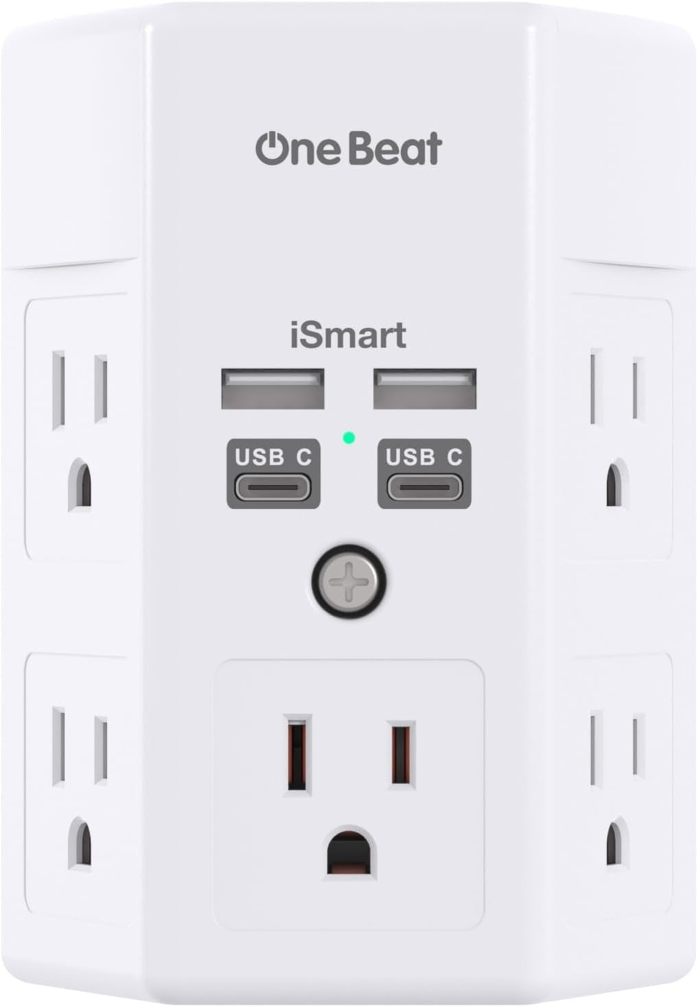Outlet Extender with Night Light, Multi Plug Outlet, USB Wall Charger Surge Prot
