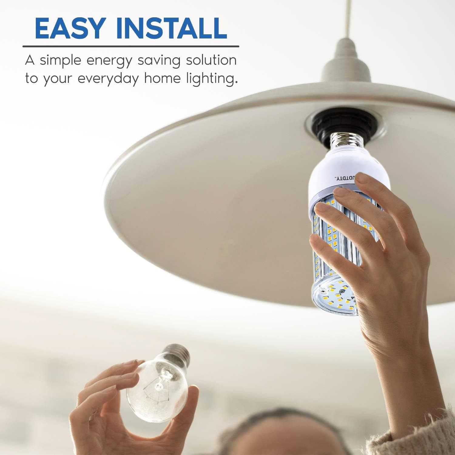 2 Pack 30W LED Corn Bulb, E26 Base, 5000K 5000LM LED Bulb, Suitable for Garage Warehouse Workshop Barn, Home Essential, Etc. (30W)