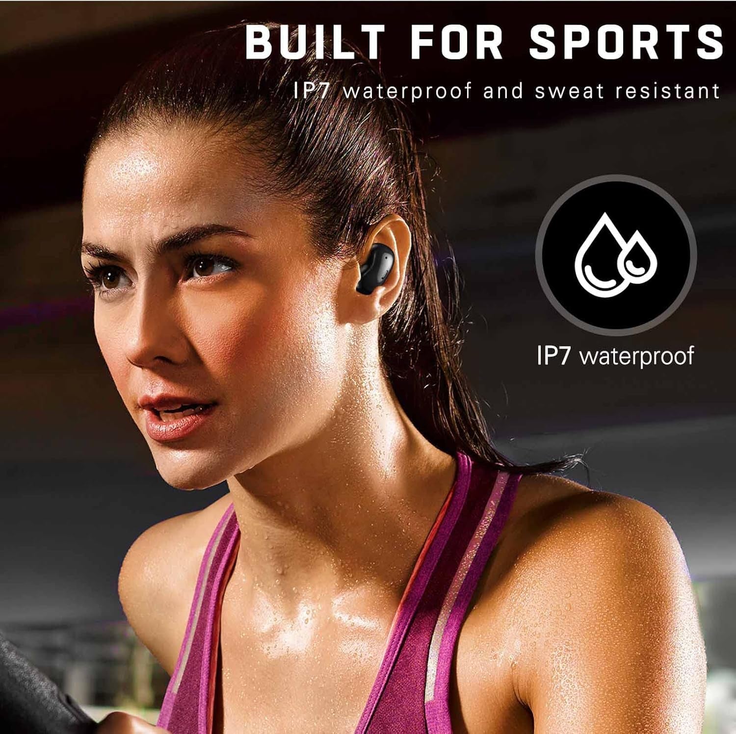 Street Buds Live True Wireless Earbud Headphones for Samsung Galaxy A12 - Wireless Earbuds W/Active Noise Cancelling - (US Version with Warranty) - Black