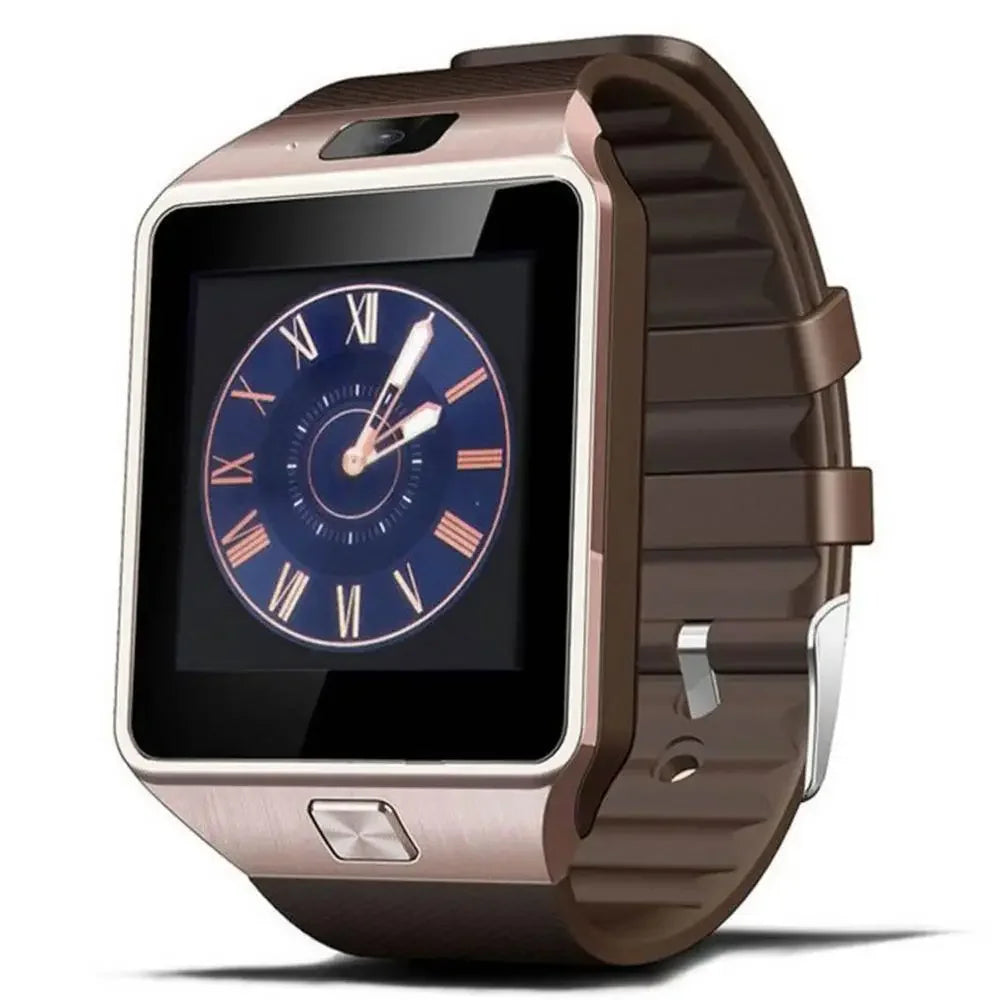 DZ09 New Touch Screen Smart Watch with Camera Multi Language Wrist Watch SIM Card Smartwatch for IOS Android Phone Druopshipping
