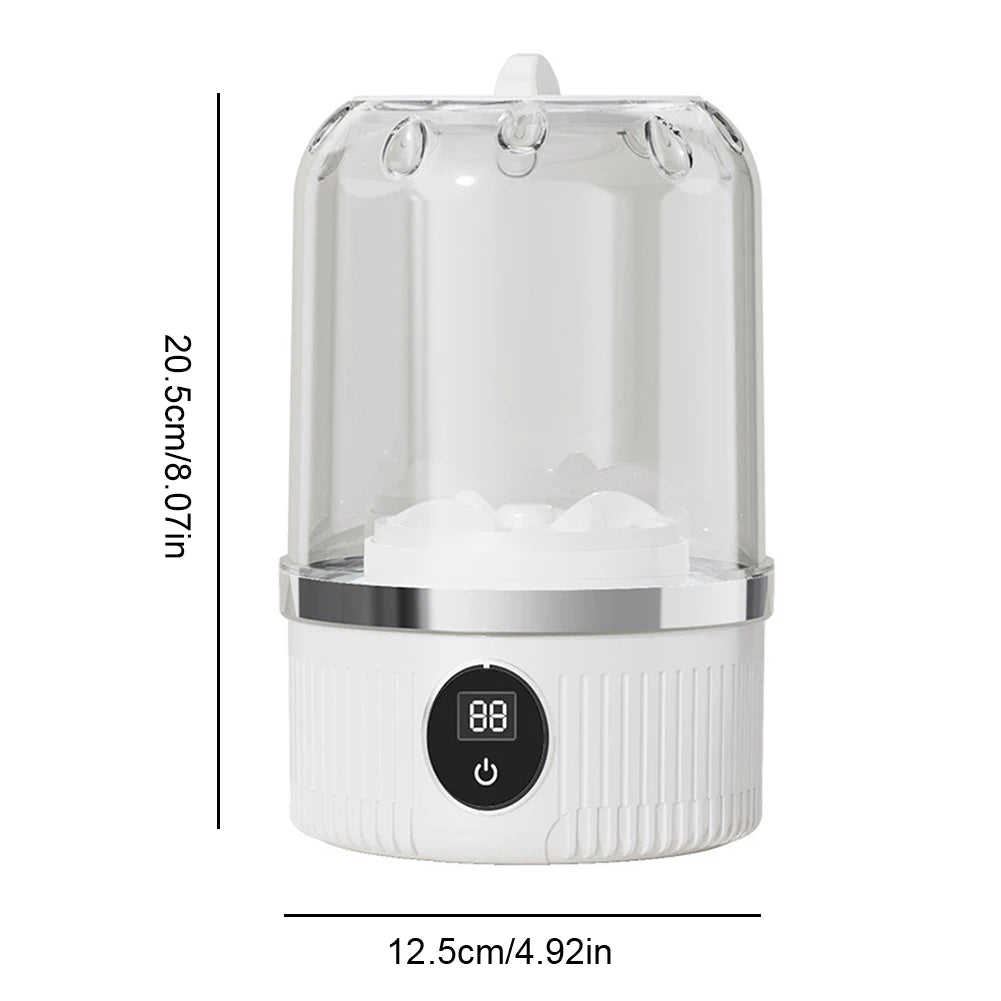 Underwear Washer with Laundry Cup Cordless Small Washing Machine Rechargeable Portable Washing Machine for Bra Underwear Socks