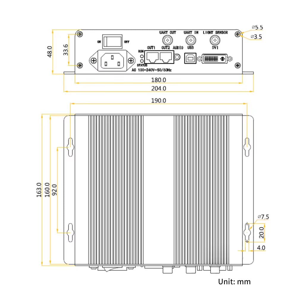 Novastar MCTRL300 LED Display Controller for Small to Medium-Sized Fixed LED Displays