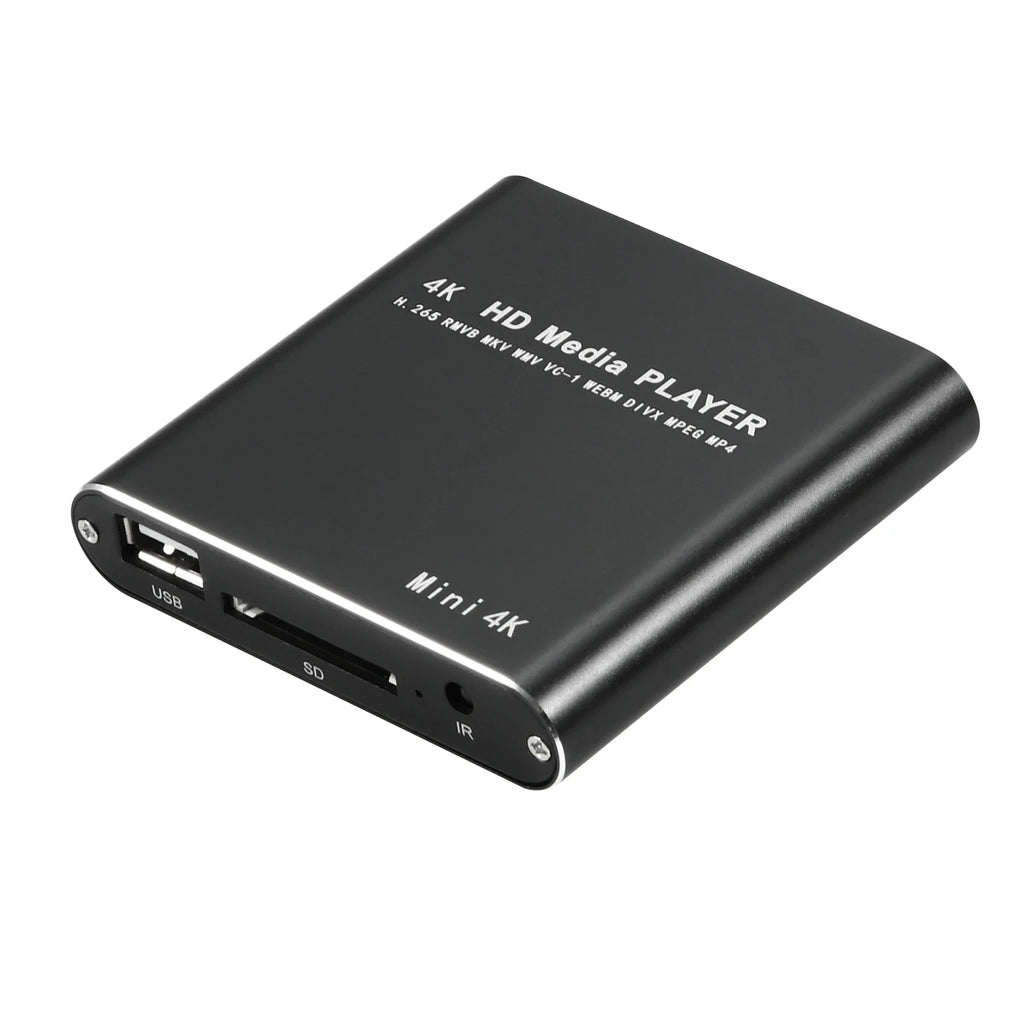 X9 HD Multimedia Player 4K Video Loop USB External Media Player AD Player Auto Looping Playback Video Advertising TV Player