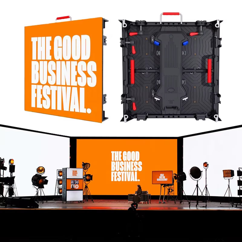 Stage Rental Screen P2.6 Splicing Advertising Waterproof Led Wall Panel Indoor Flexible Digital Video Panel Stage Led Wall Panel