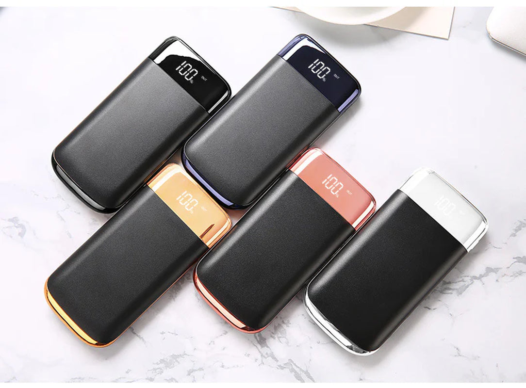 High-Capacity Portable Charger for Smartphones with Full Display