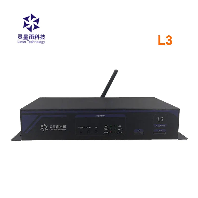 LINSN L1 L2 L3 L4 L6 Asynchronous Player LED Video Control System Box with USB