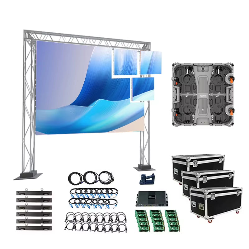 P2.6 P2.9 P3.91 P4.81 Waterproof LED Wall Movable LED Video Wall Rental Stage LED Screen Indoor Outdoor LED Display