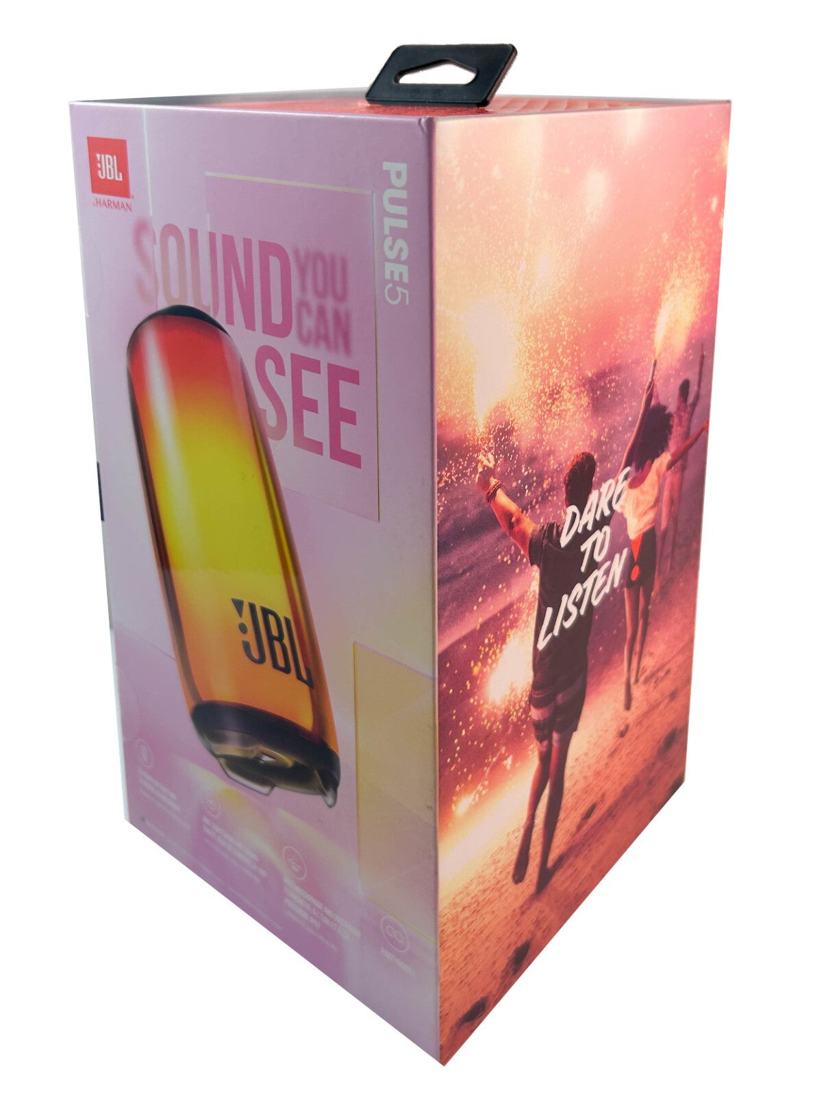 JBL Pulse 5 Portable Bluetooth Speaker with Light Show - Black