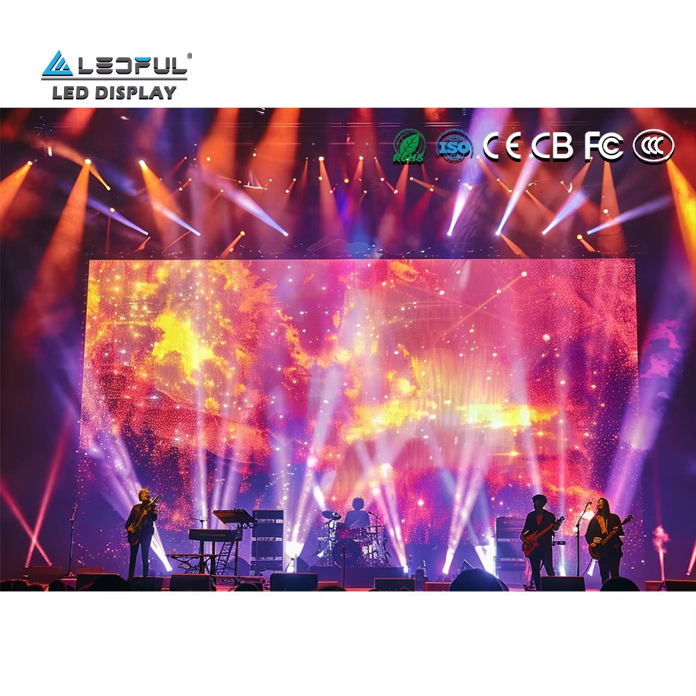 High Quality Full Color LED Video Wall Panel P2 ,Outdoor LED Display Screen Panels 500*500MM for Stage Rental