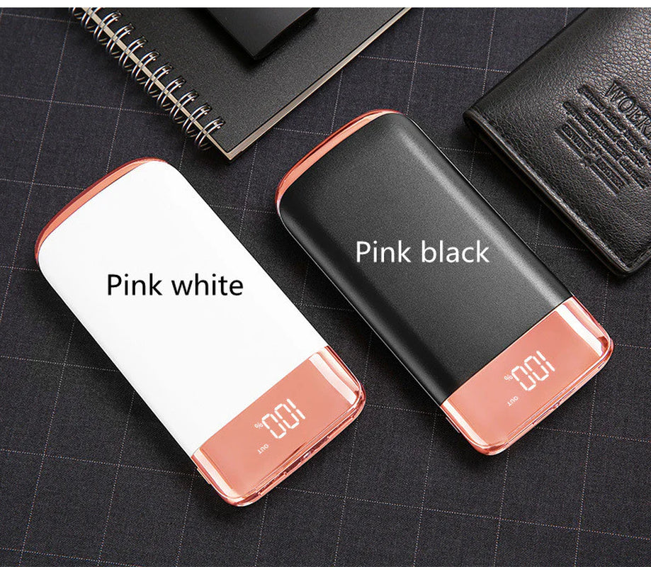 High-Capacity Portable Charger for Smartphones with Full Display