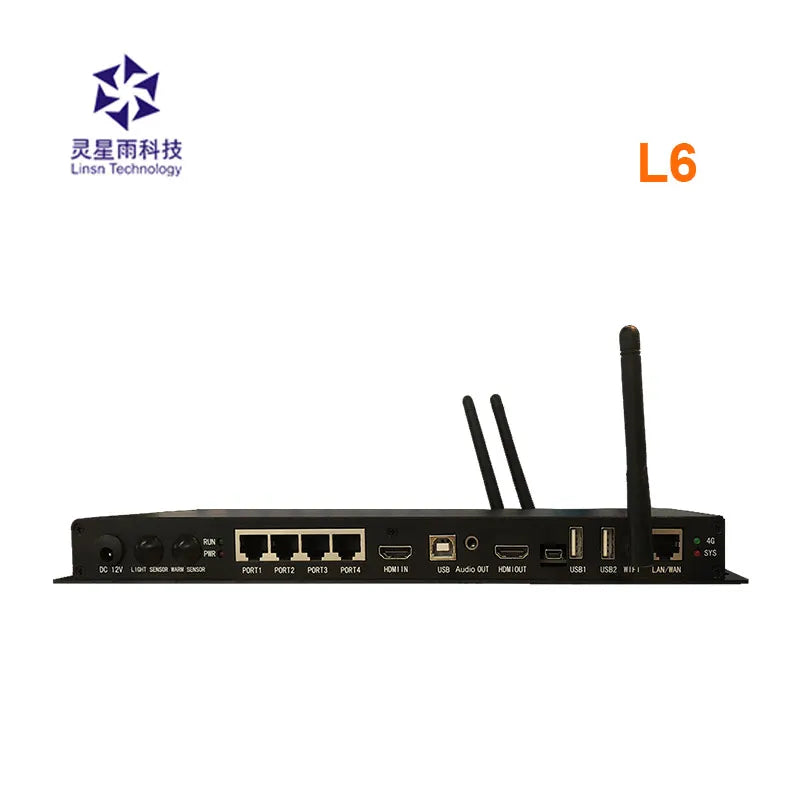 LINSN L1 L2 L3 L4 L6 Asynchronous Player LED Video Control System Box with USB