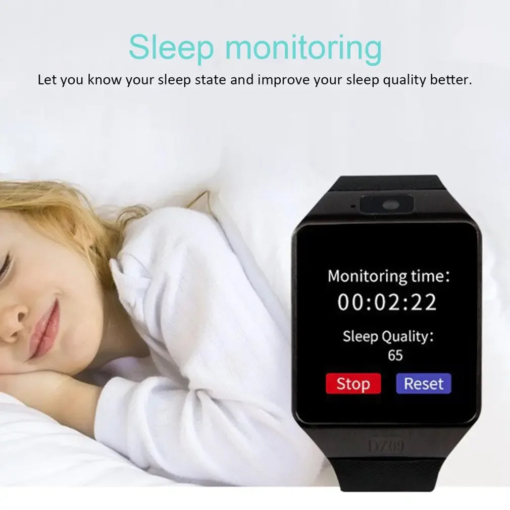 DZ09 New Touch Screen Smart Watch with Camera Multi Language Wrist Watch SIM Card Smartwatch for IOS Android Phone Druopshipping
