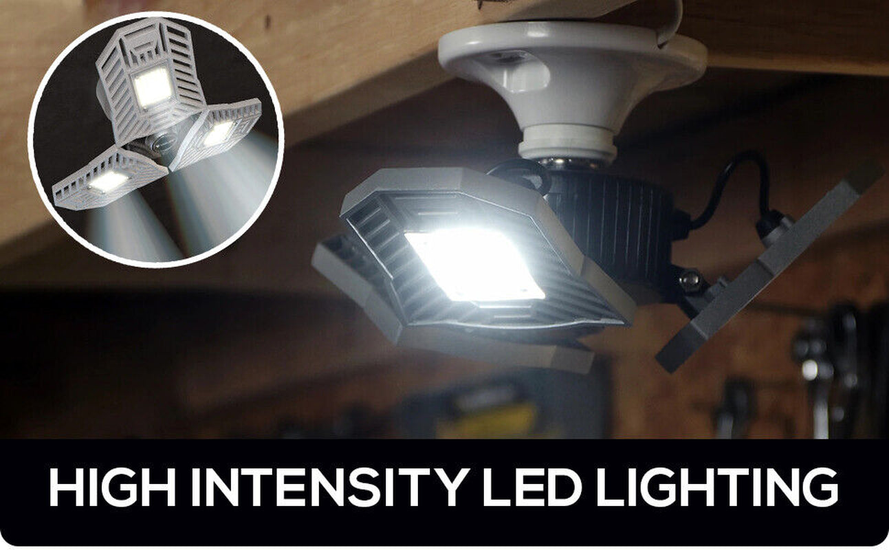 Three Led Garage Light-Led Adjustable Light-Basement Led Light Very Bright