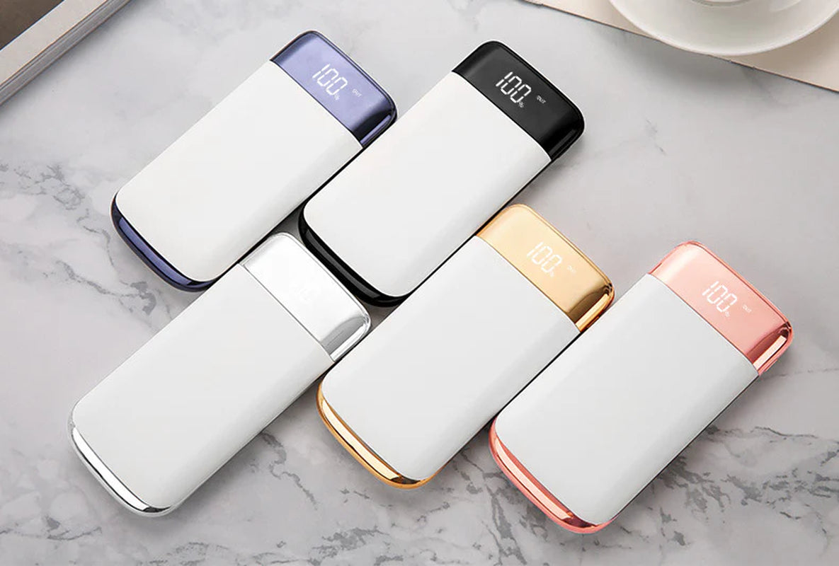 High-Capacity Portable Charger for Smartphones with Full Display