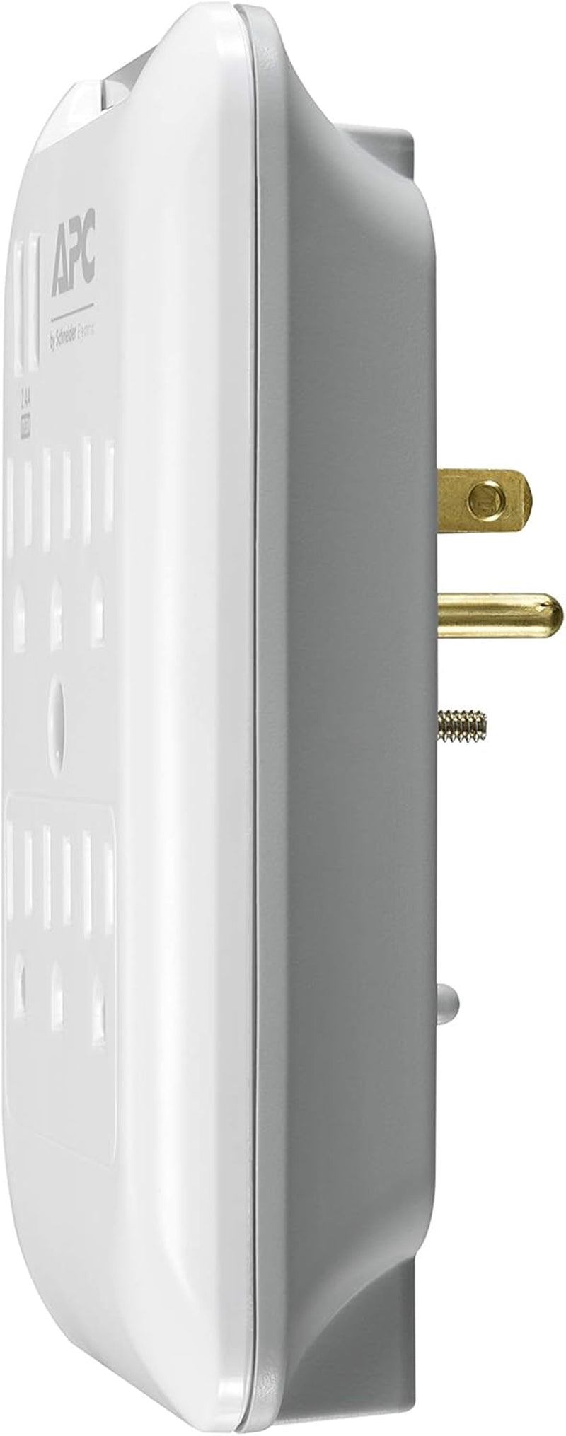 Wall Outlet Plug Extender, Surge Protector with USB Ports, PE6WU2, (6) AC Multi Plug Outlet, 540 Joule Surge Protection
