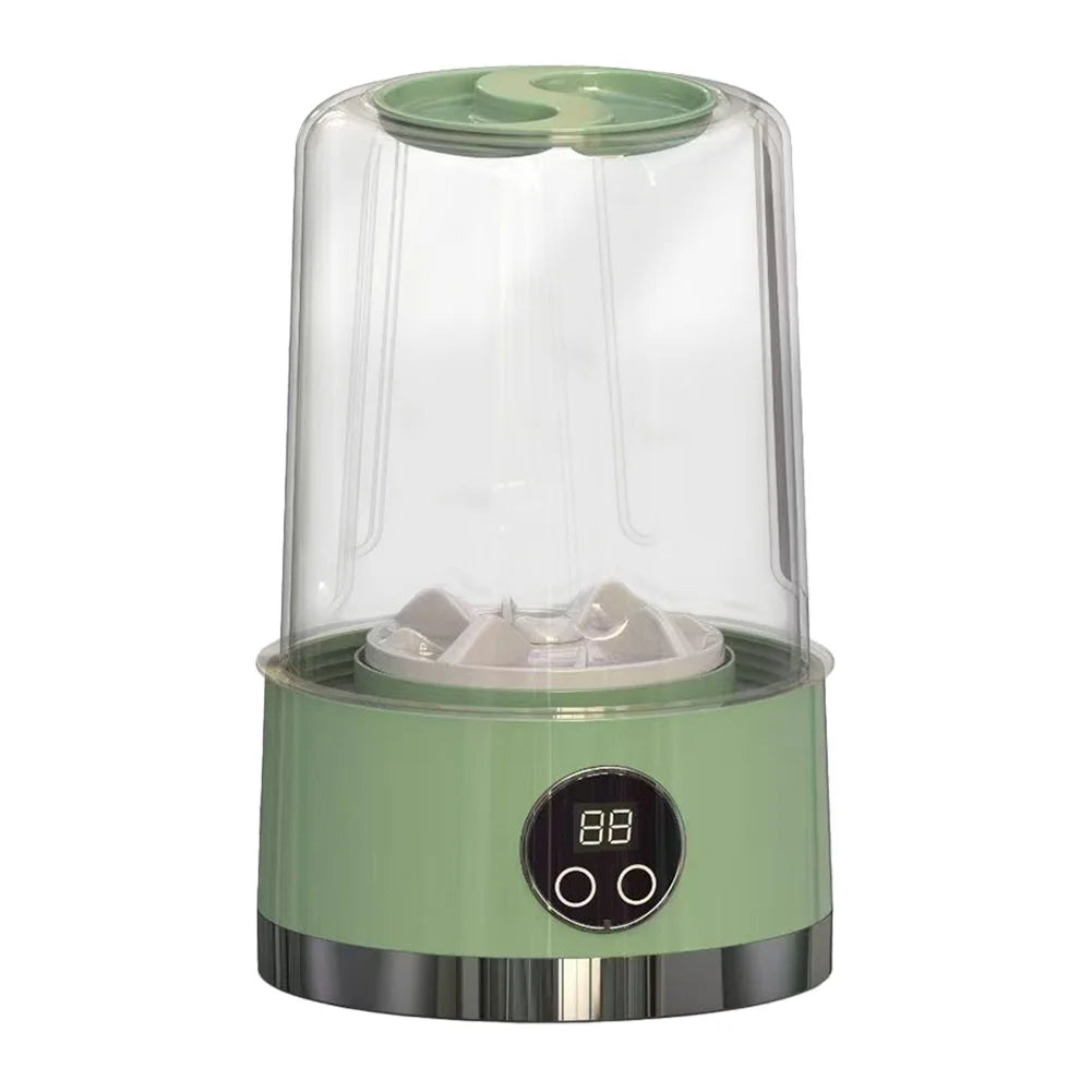 Portable Mini Washing Machine Rechargeable Underwear Washing Cup for Baby Clothing Underwear Camping RV Travel