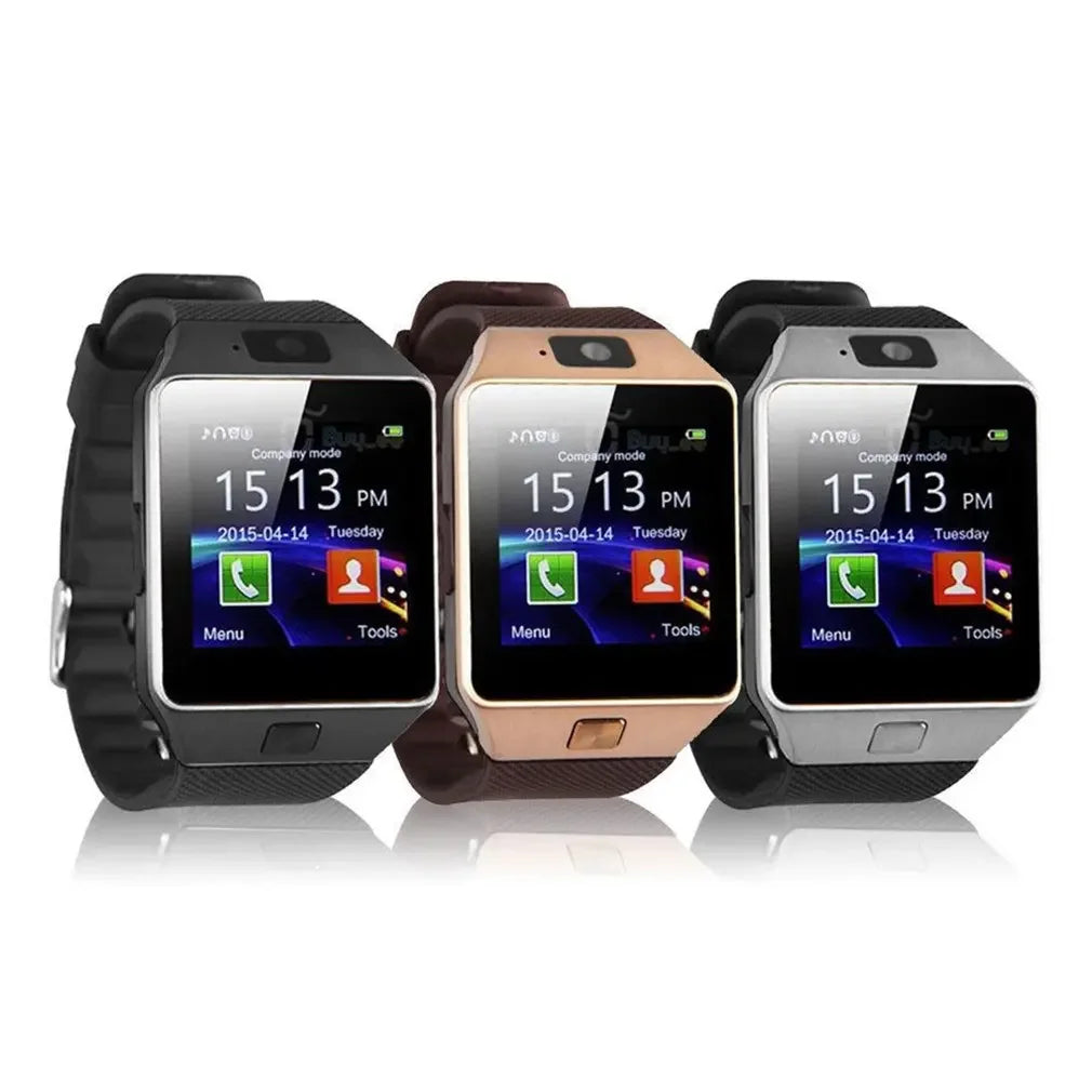 DZ09 New Touch Screen Smart Watch with Camera Multi Language Wrist Watch SIM Card Smartwatch for IOS Android Phone Druopshipping