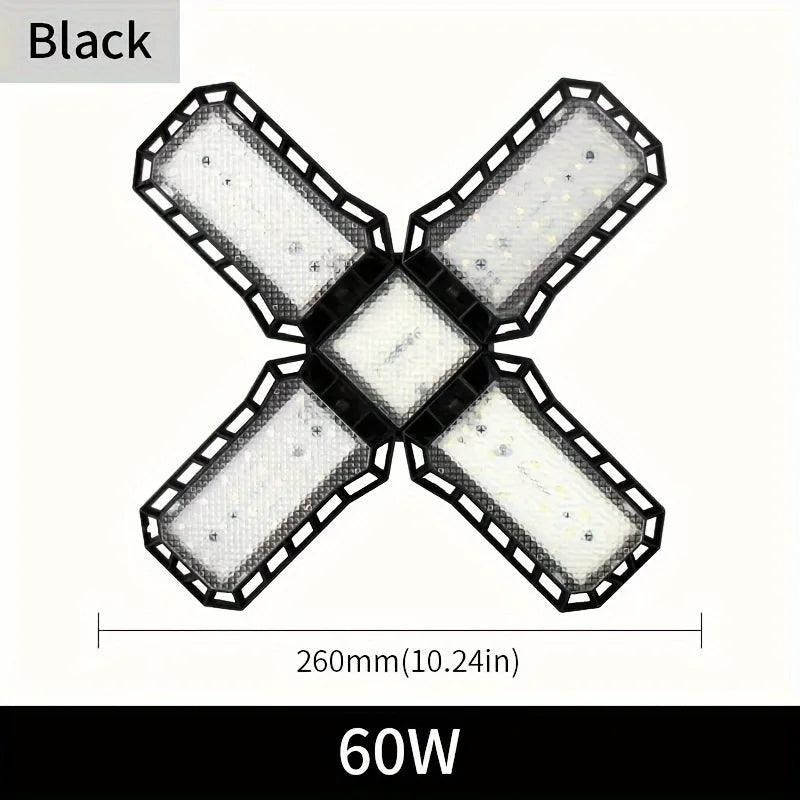 Flexible Panels LED Garage Light E26/E27 Screwed Bulb Workshop Lighting Bulbs Industrial Bulbs