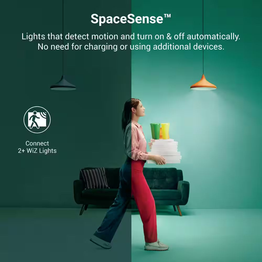 Color and Tunable White 65W Equivalent 5/6 Inch Integrated LED Dimmable Smart Wi-Fi Wiz Connected Remodel Downlight Kit