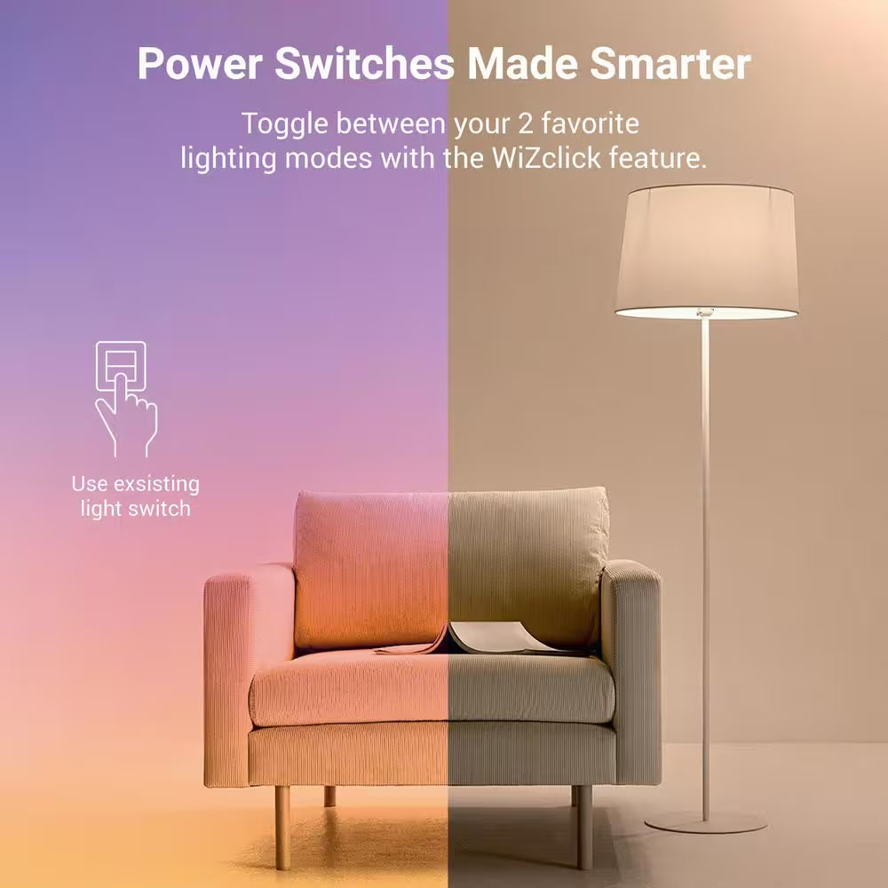 Color and Tunable White 65W Equivalent 5/6 Inch Integrated LED Dimmable Smart Wi-Fi Wiz Connected Remodel Downlight Kit