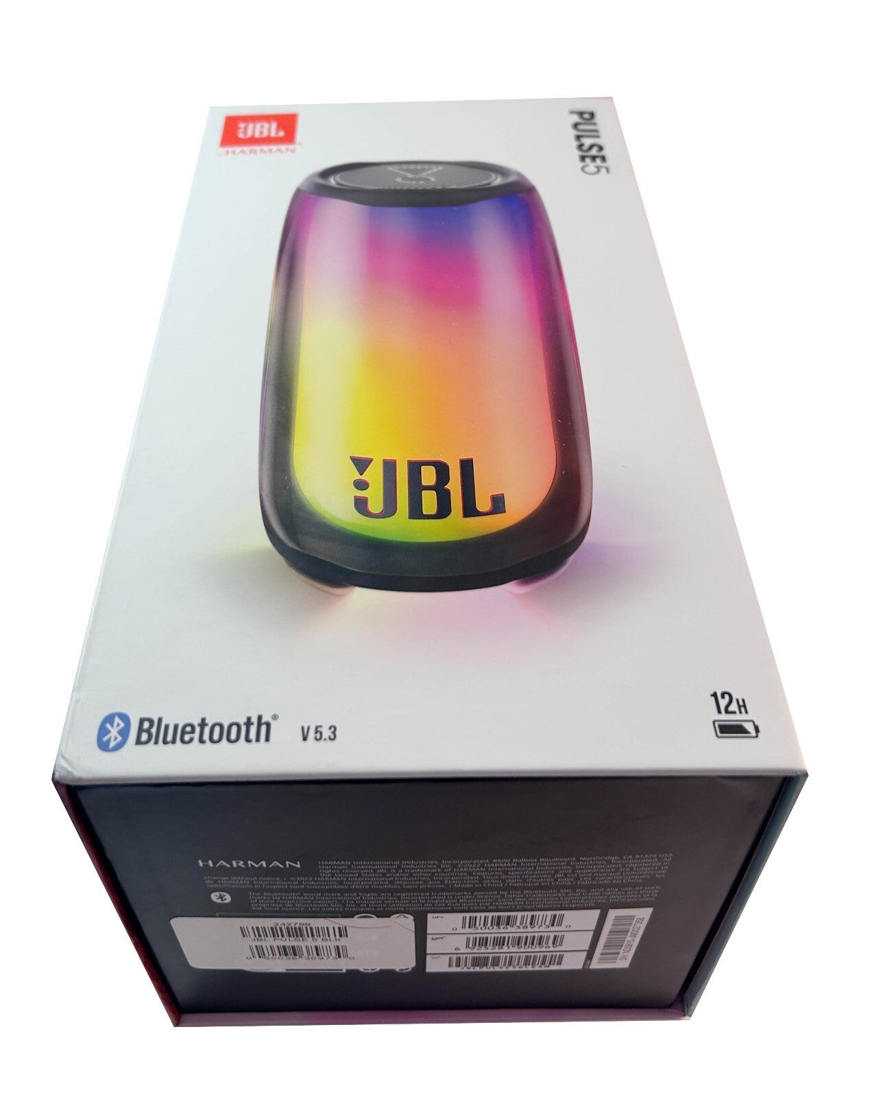 JBL Pulse 5 Portable Bluetooth Speaker with Light Show - Black