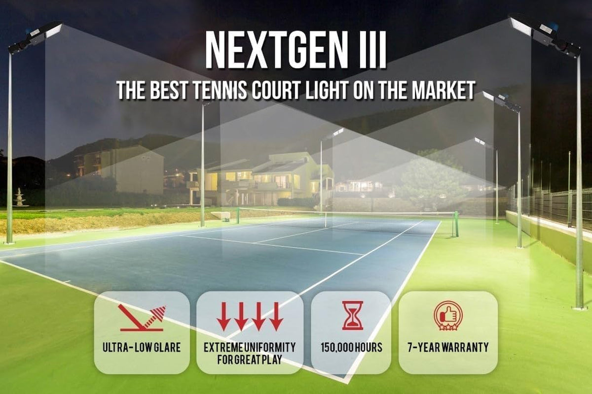 42,000 Lumen - 300 Watt Nextgen III LED Shoebox Lights - Dimmable - NO Photocell - Slip FIT Mount -10KV Surge