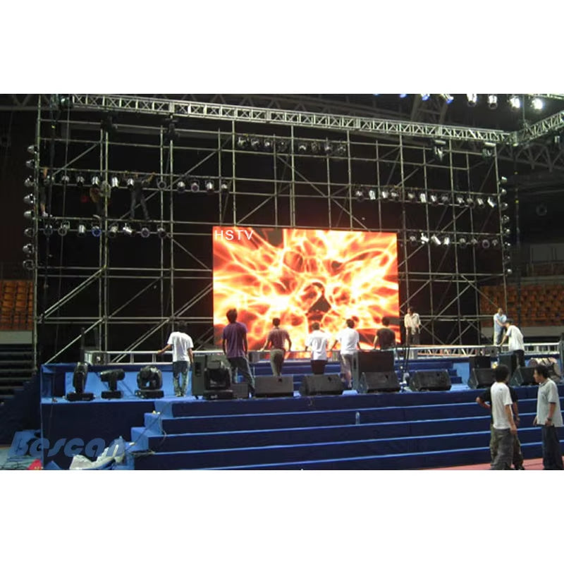 BESCAN Factory Promotion Advertising Led Display LED P3.9 Indoor Rental Led Screen Cabinet Led Panel Wall