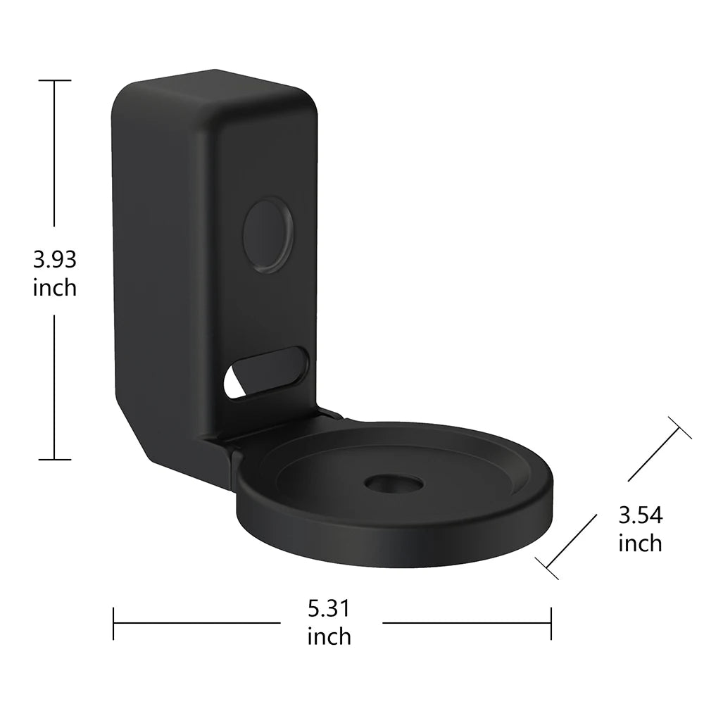 Wall Mount Bracket for Echo Dot 4Th Gen / Echo Dot 5Th Generation with Cable Storage, PC Material Hard Case Matte Speaker Stand