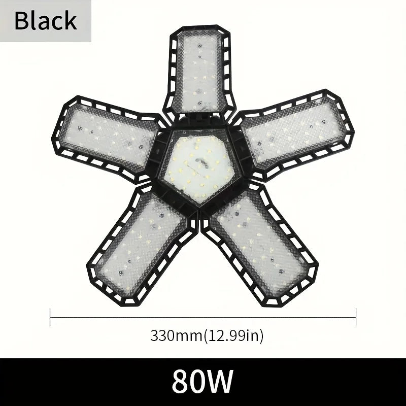 Flexible Panels LED Garage Light E26/E27 Screwed Bulb Workshop Lighting Bulbs Industrial Bulbs