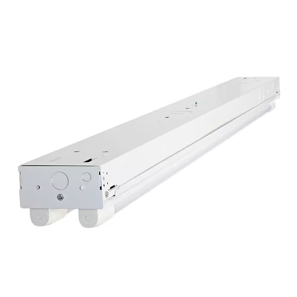 48 In. 3600 Lumen T8 LED Tube Non-Dimming White Strip Light 4000K, 2-Tubes Included