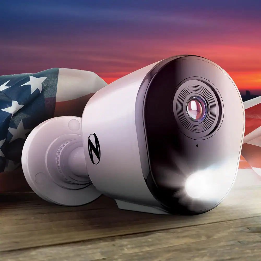 4K Wired Indoor/Outdoor Spotlight Security Cameras with 2-Way Audio (2-Pack)